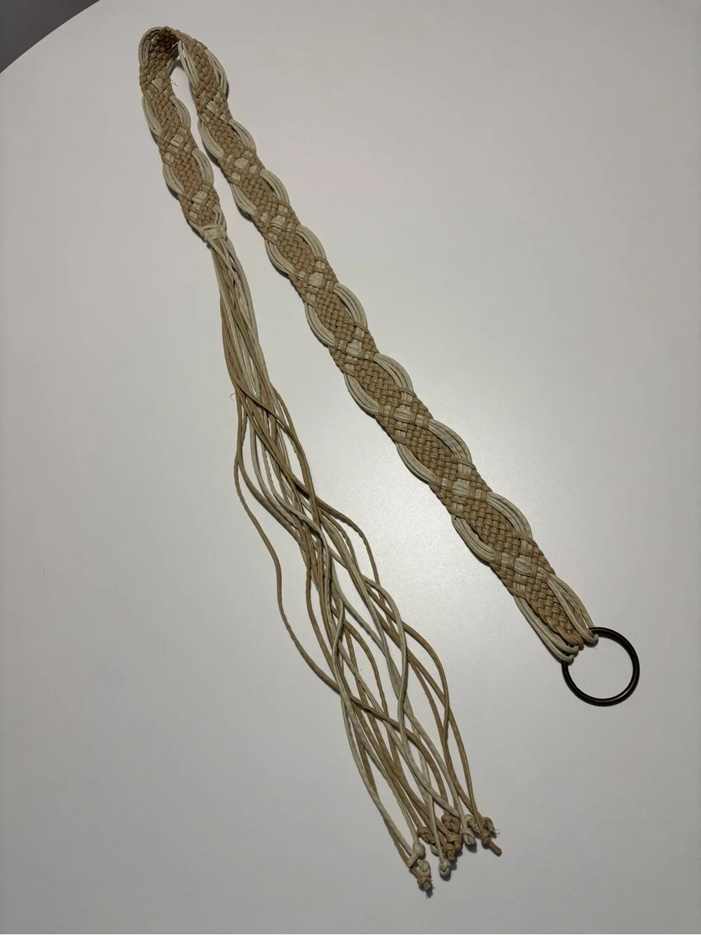 Boho Indie Festival Woven Fringe Belt